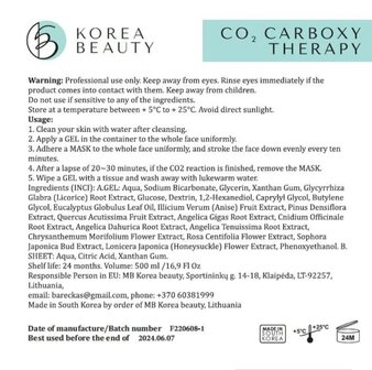Korea Beauty CO2 gel